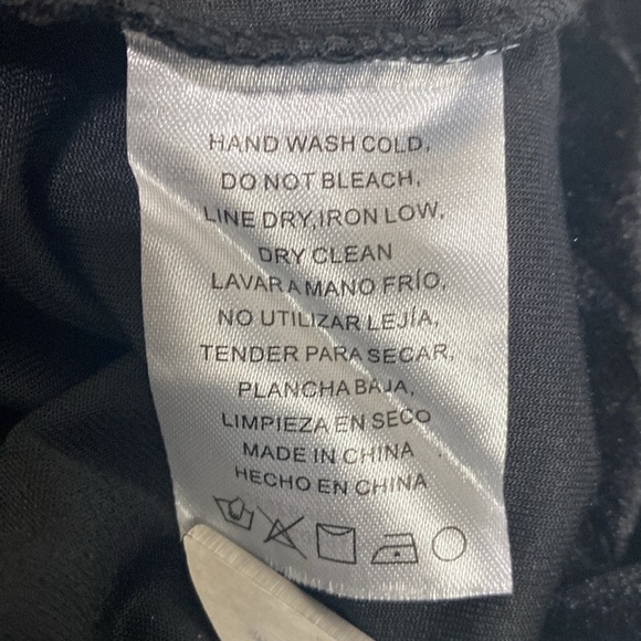 Emory Park Black Crushed Velvet Romantic Whimsigoth Witchy Mini Dress Size S - Picture 10 of 12